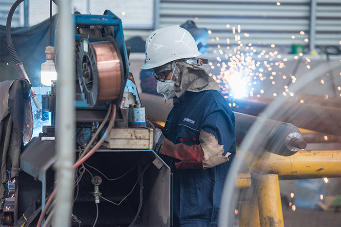 上海网架焊接车间